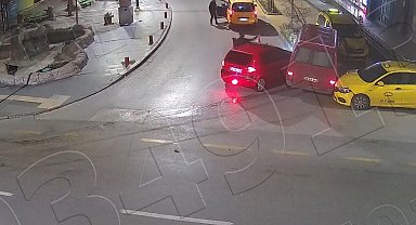 Isparta'da meydana gelen trafik kazaları KGYS kameralarına yansıdı