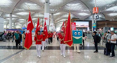 İstanbul Havalimanı'nda 23 Nisan coşkuyla kutlandı