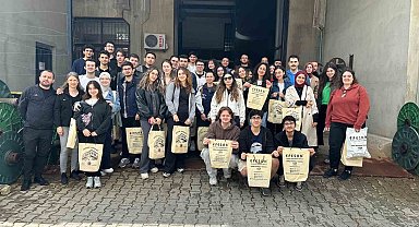 İTÜ'lü mühendis adayları Buldan bezi üretimini yerinde gördü