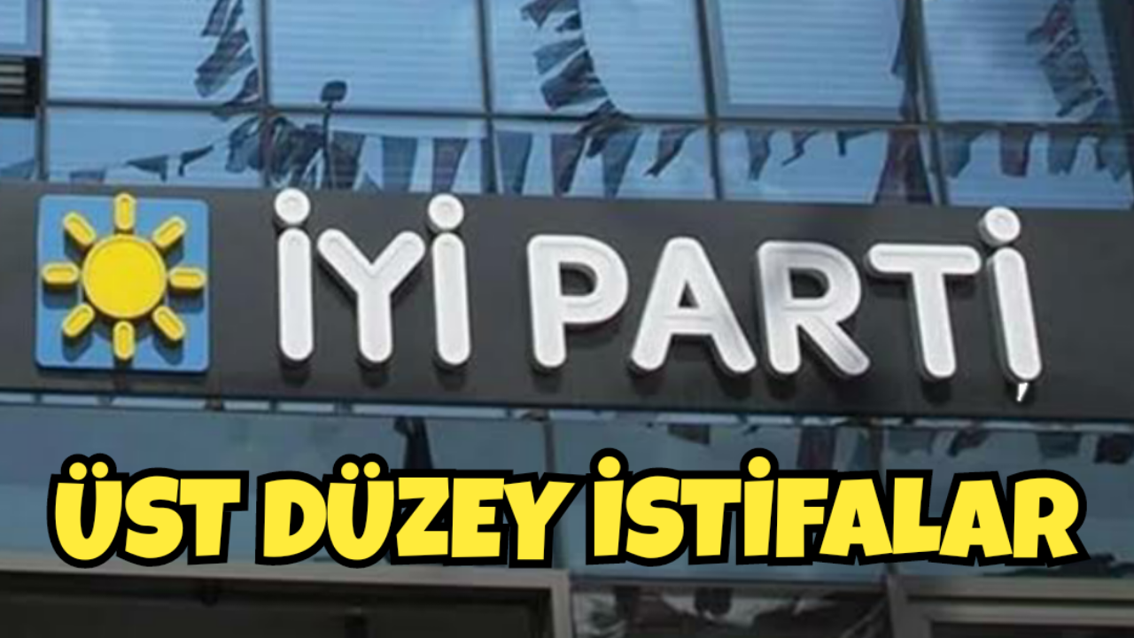 İYİ Parti'de peş peşe istifalar!