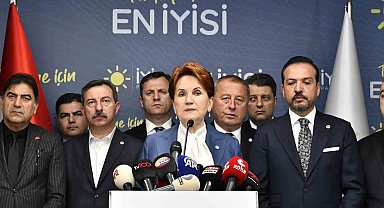 İYİ Parti Genel Başkanı Akşener: "En kısa sürede olağanüstü seçimli kongremizi toplayacağız"