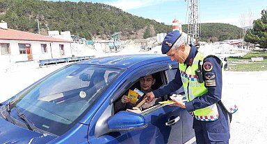 Jandarma ekipleri bayramda olumsuz duruma karşı sahada