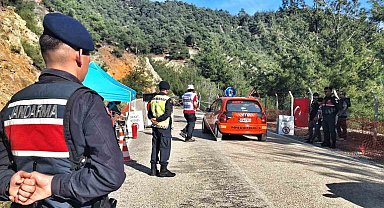 Jandarma ekipleri Tırmanma Şampiyonası'nda güvenliği sağladı