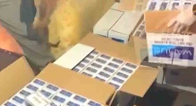 Jandarmadan sigara kaçakçılarına suçüstü operasyon
