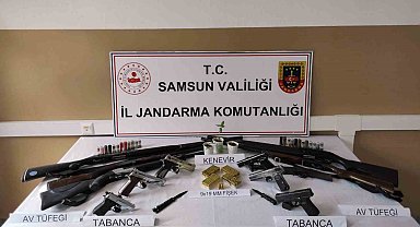 Jandarmadan silah ve mühimmat operasyonu