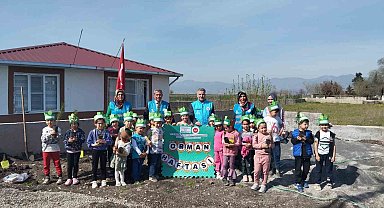 Kahramanmaraş'ta Kur'an kursu öğrencileri fidan dikti