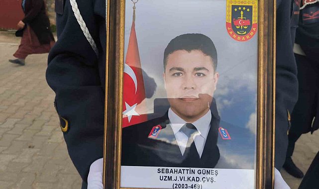 Kalp krizi sonucu vefat eden uzman çavuş son yolculuğuna uğurlandı