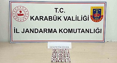 Karabük'te 126 adet sentetik hap ele geçirildi
