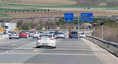 Karadeniz bağlantı noktasında trafik akıcı olarak sağlanıyor