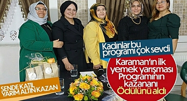 Karaman'da Yemek Yarışmasının Kazananı Belli Oldu
