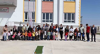 Karaman'da özel öğrencilere spor malzemesi dağıtıldı