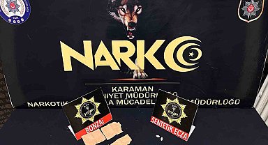 Karaman'da uyuşturucu operasyonu: 1 tutuklama