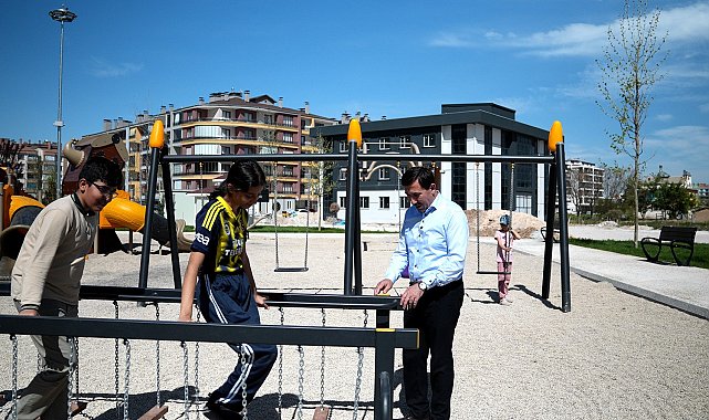 Karatay'da 50 bin metrekarelik Ahmet Çalık Parkı'nın 4. etabı tamamlandı