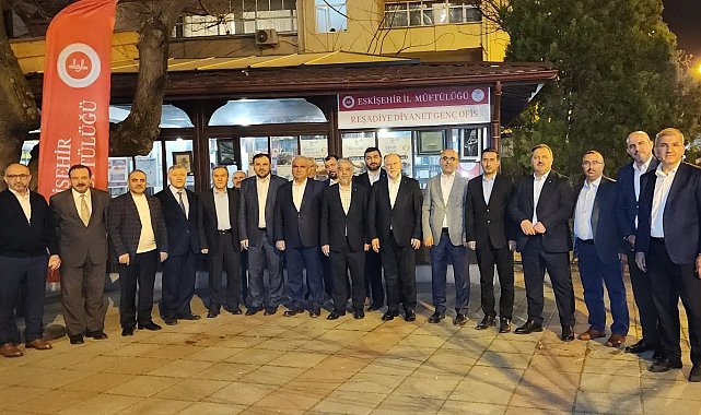 Kardeş şehir müftüleri Eskişehir'de buluştu