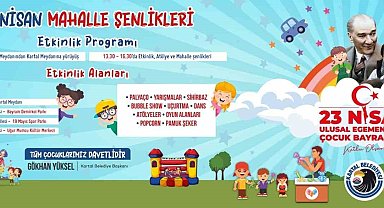 Kartallı Çocuklar 23 Nisan'ı Mahalle Şenlikleriyle kutlayacak