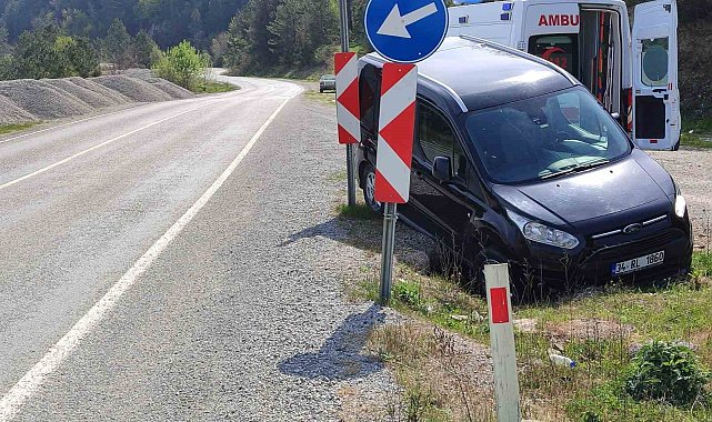 Kastamonu'da direksiyon başında fenalaşarak kaza yapan sürücü hayatını kaybetti