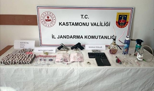Kastamonu'da uyuşturucu operasyonu: 3 tutuklama
