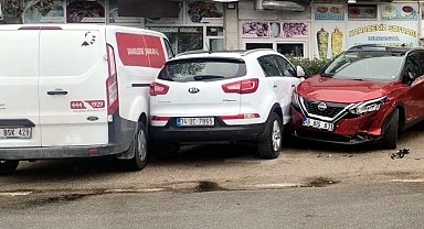 Kaygan yolda yaralamalı kaza