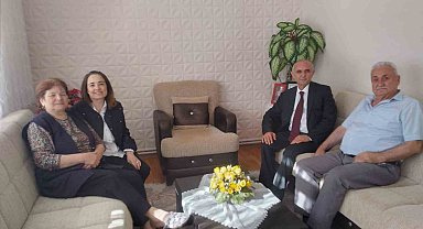 Kaymakam Elmacıoğlu'ndan şehit ailelerine bayram ziyareti