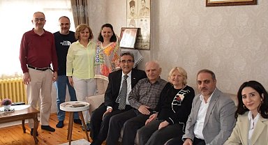 Kaymakam ve müftü bayramın ilk gününde şehit ailelerini ve gazileri ziyaret etti