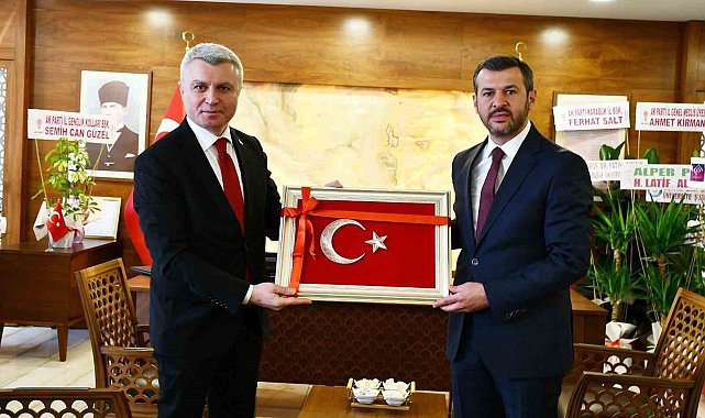 Kaymakam Yazıcı, Başkan Çetinkaya'ya başarılar diledi