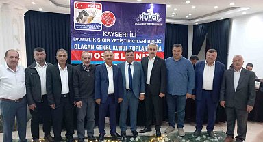 Kayseri Damızlık Sığır Yetiştiricileri Birliği'nde Olağan Genel Kurulu yapıldı
