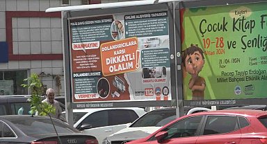 Kayseri'de bilboardlu dolandırıcılık uyarısı