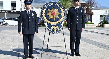 Kemer'de Türk Polis Teşkilatı'nın 179'uncu yılı kutlandı