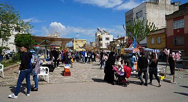 Kilis'te çocuklar bayram yerinde gönüllerince eğlendi