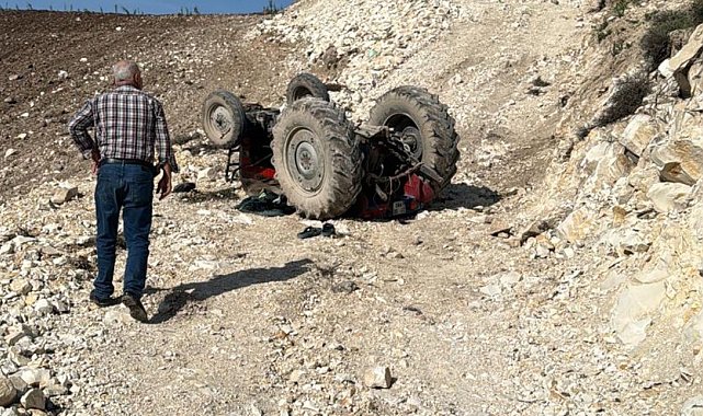 Kilis'te traktör devrildi: 1 ölü