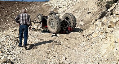 Kilis'te traktör devrildi: 1 ölü