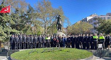 Kırklareli'de Türk Polis Teşkilatının 179. kuruluş yılı törenlerle kutlanıyor