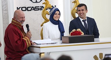 Kocasinan'da '04.04.2024' tarihinde 24 nikah kıyıldı