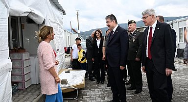 Konteyner kentte bayramlaşma merasimi