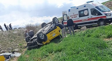 Konya'da otomobil devrildi: 1 yaralı