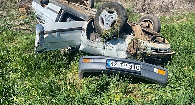 Konya'da yaşlı çift kazada hayatını kaybetti