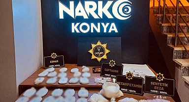 Konya'da zehir tacirlerine darbe