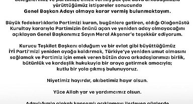 Koray Aydın, İYİ Parti Genel Başkanlığına aday olduğunu açıkladı