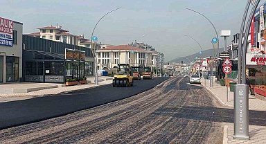 Körfez Mevlana Caddesi'nde üstyapı tamamlandı