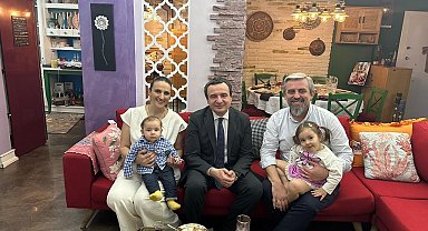 Kosova Başbakanı Kurti, Türk milletvekilinin evinde iftar sofrasına konuk oldu