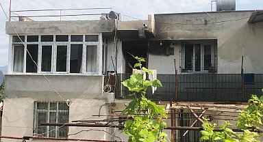 Kozan'da ev yangını korkuttu