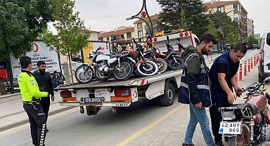 Kulu'da motosiklet denetimi