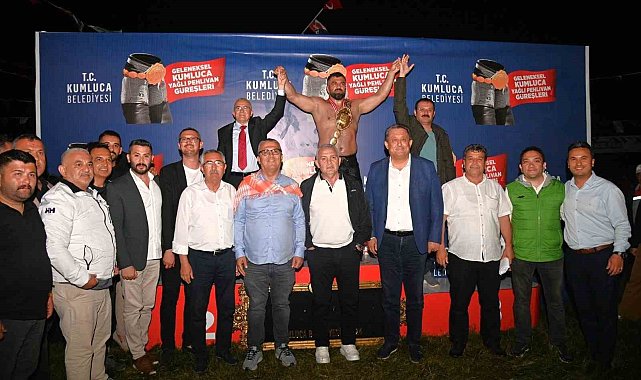 Kumluca'da başpehlivan Fatih Atlı