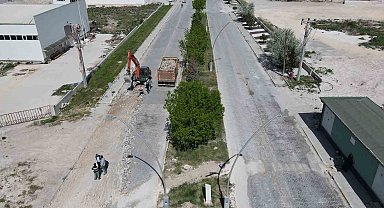 Kütahya OSB'de yol yenileme çalışmaları başladı