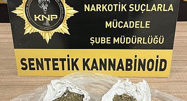Kütahya otogarında 2 kişinin üzerinde uyuşturucu ele geçirildi