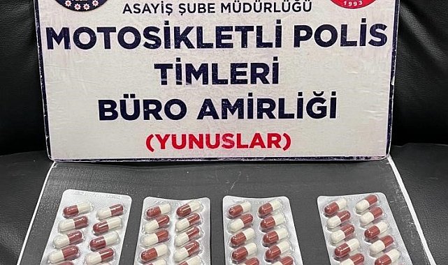 Kütahya'da 2 kişinin üzerinde uyuşturucu hap ele geçirildi