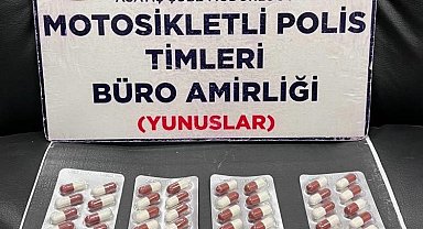Kütahya'da 2 kişinin üzerinde uyuşturucu hap ele geçirildi
