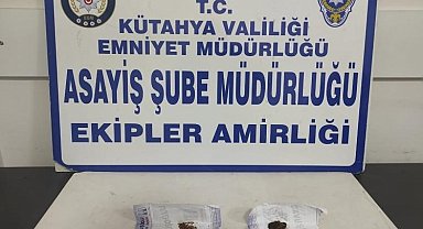 Kütahya'da bekçiler bir kişinin üzerinde uyuşturucu ele geçirdi