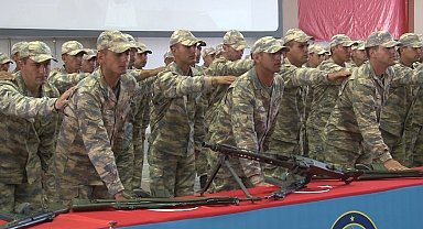 Kütahya'da sözleşmeli erler için yemin töreni