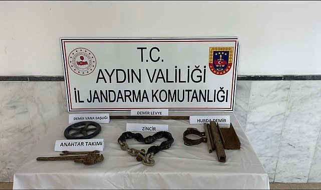 Kuyucak'ta hurda hırsızları yakalandı